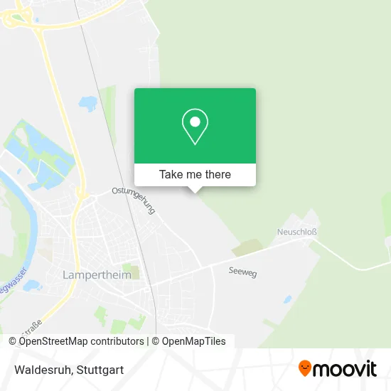 Waldesruh map