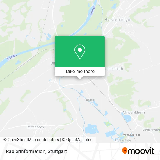 Radlerinformation map