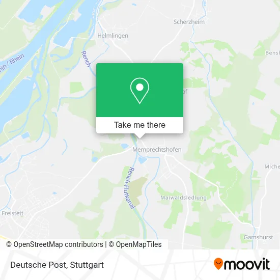 Deutsche Post map