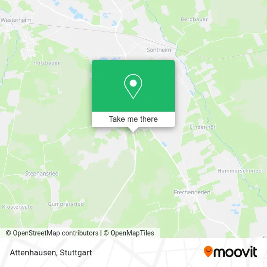 Attenhausen map