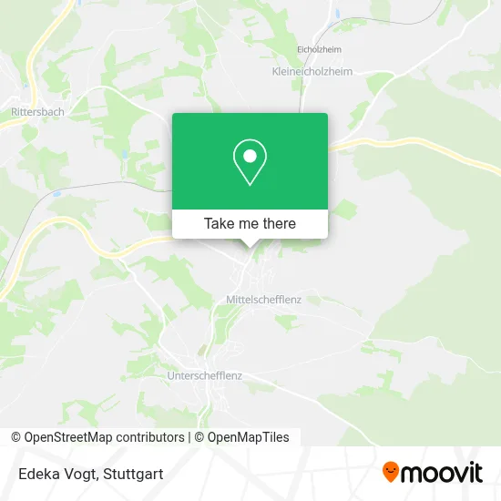 Edeka Vogt map