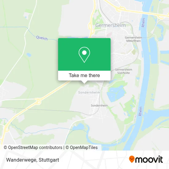Wanderwege map