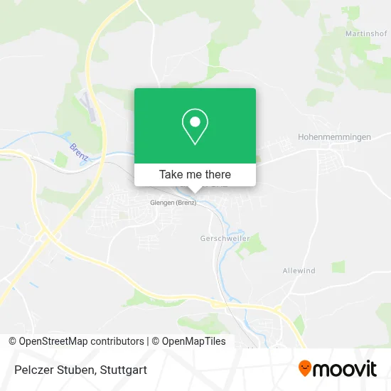 Pelczer Stuben map