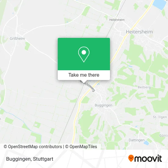 Buggingen map
