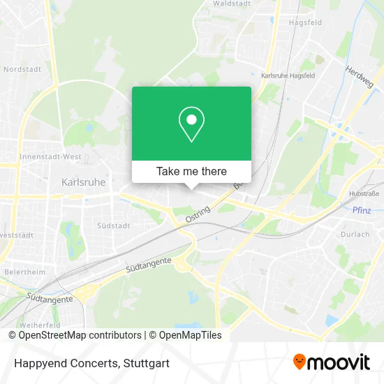 Happyend Concerts map