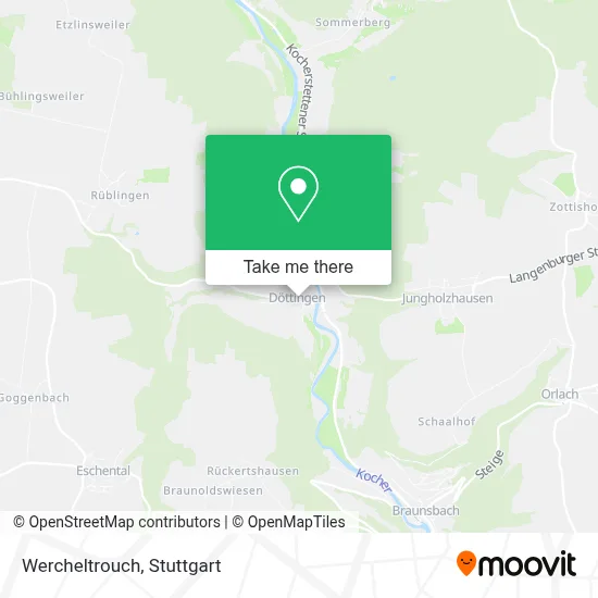 Wercheltrouch map