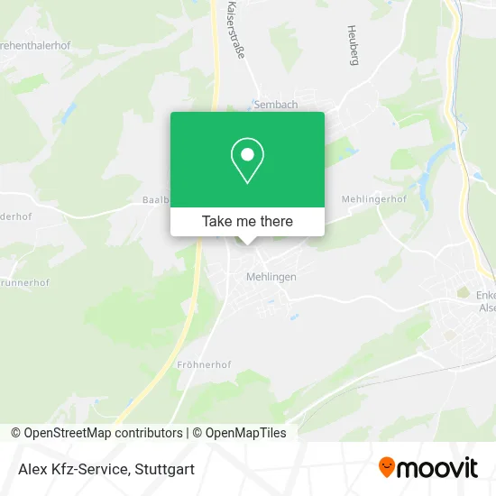 Alex Kfz-Service map