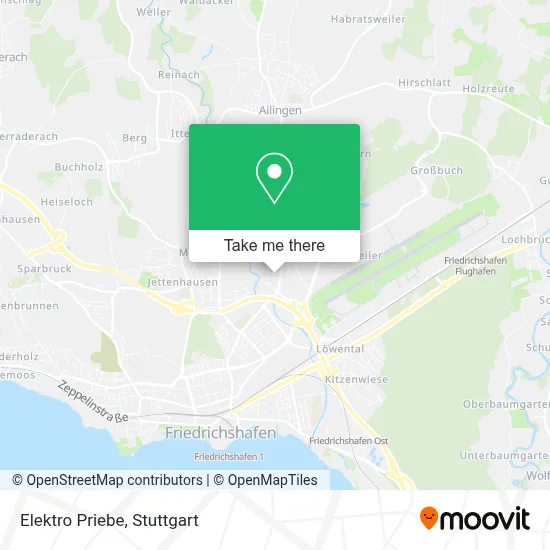 Elektro Priebe map