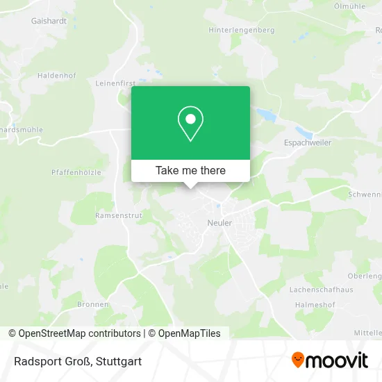 Radsport Groß map