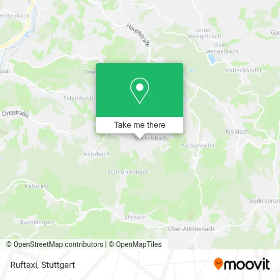 Ruftaxi map