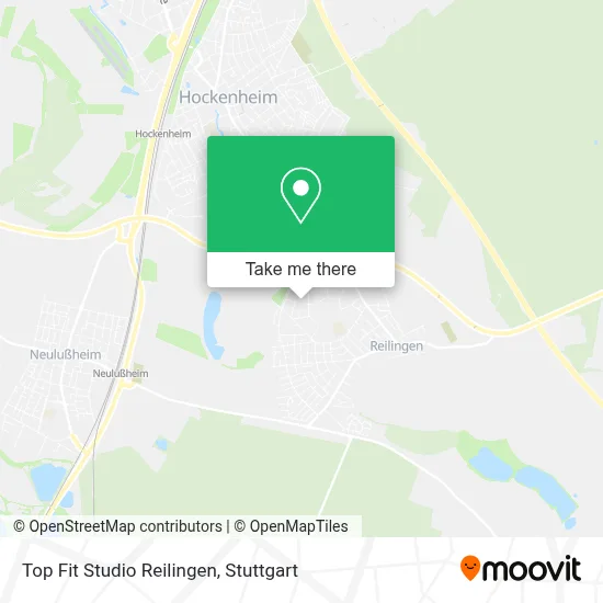 Top Fit Studio Reilingen map
