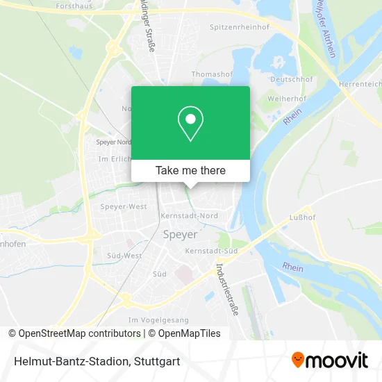 Helmut-Bantz-Stadion map