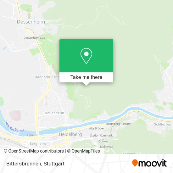 Bittersbrunnen map