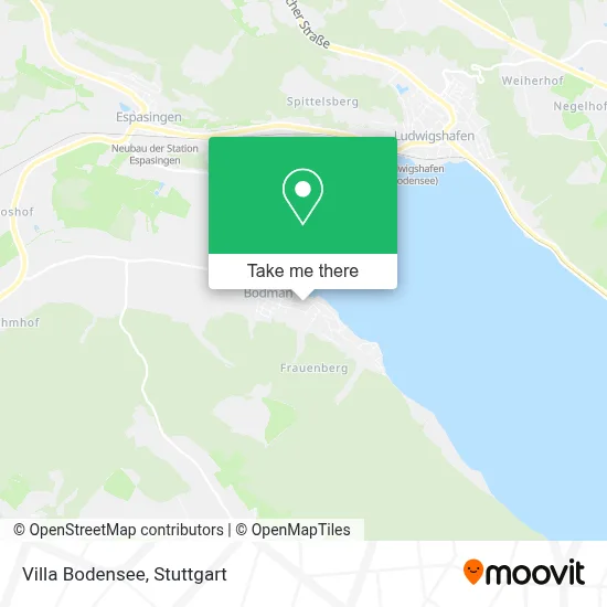 Villa Bodensee map