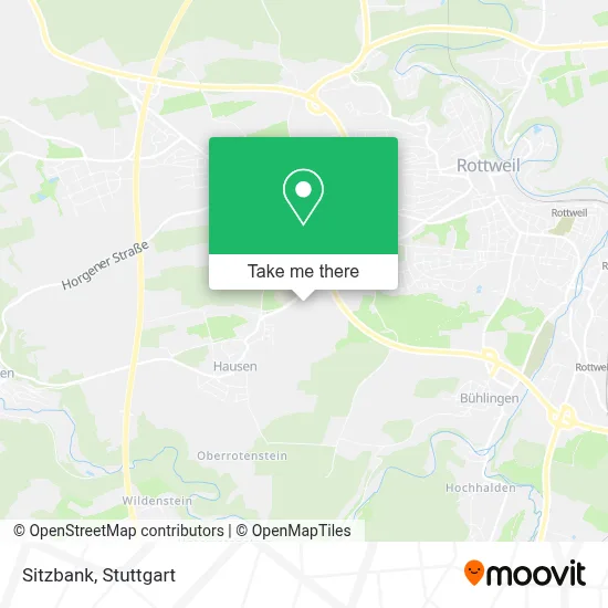Sitzbank map
