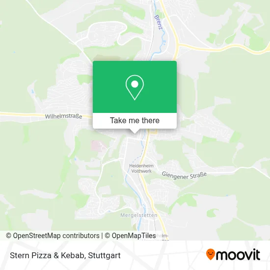 Stern Pizza & Kebab map