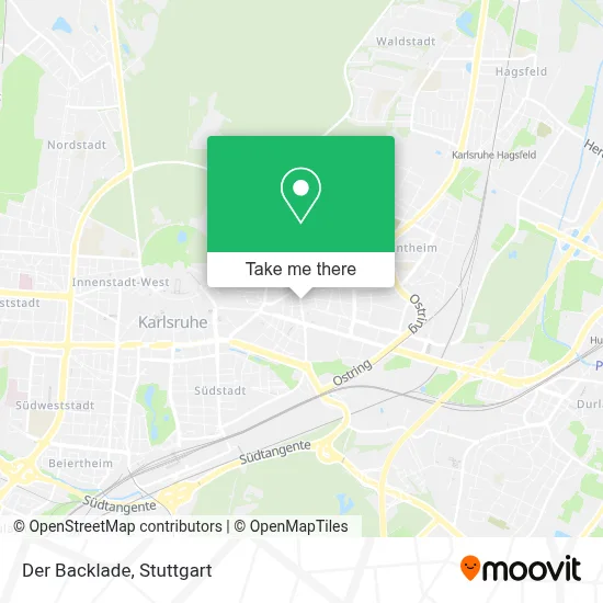 Der Backlade map