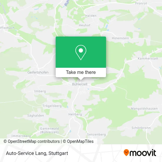 Auto-Service Lang map