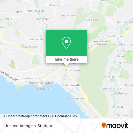 Junited Autoglas map