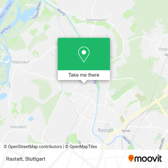 Rastatt map