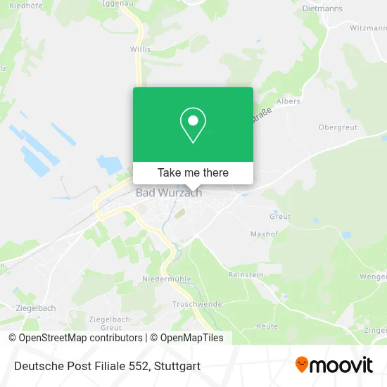 Deutsche Post Filiale 552 map