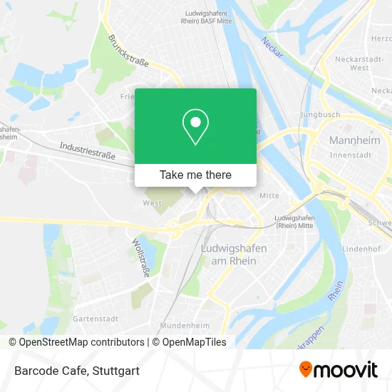 Barcode Cafe map