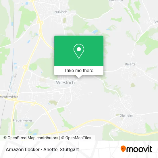 Amazon Locker - Anette map
