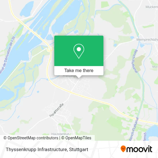 Thyssenkrupp Infrastructure map