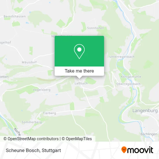 Scheune Bosch map