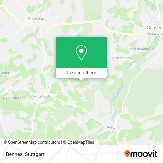 Bennes map