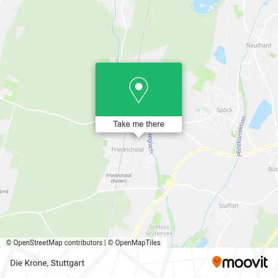Die Krone map