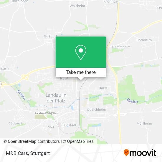 M&B Cars map