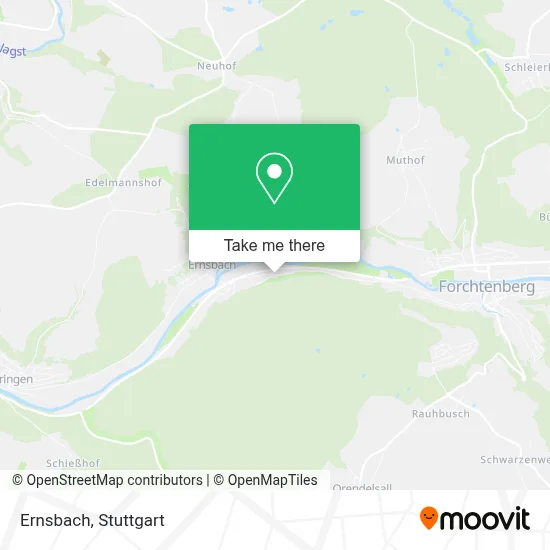 Ernsbach map