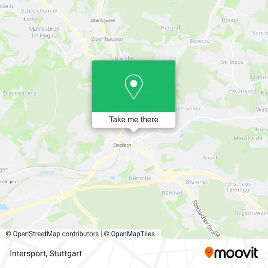 Intersport map