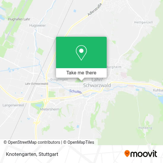 Knotengarten map