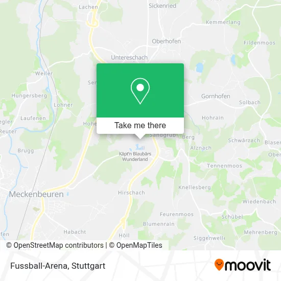 Fussball-Arena map