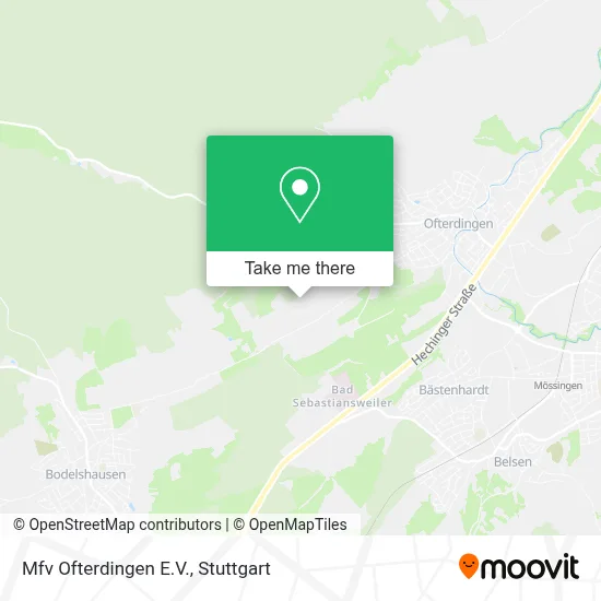 Mfv Ofterdingen E.V. map
