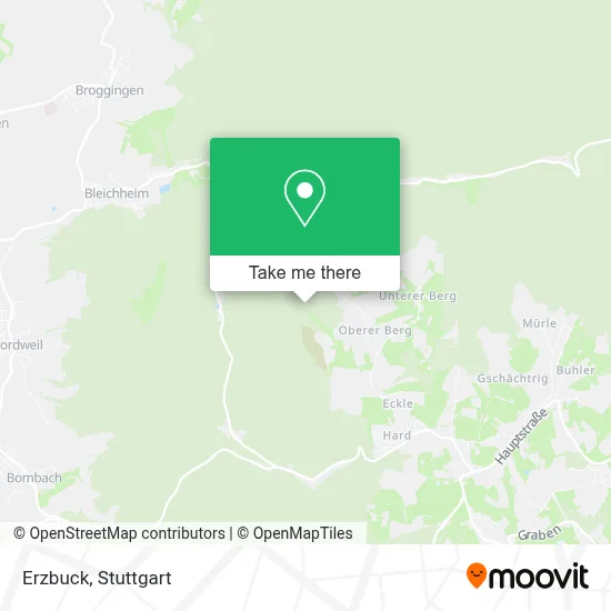Erzbuck map