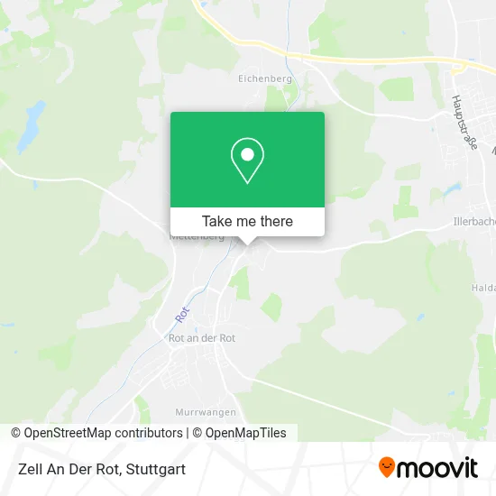 Zell An Der Rot map