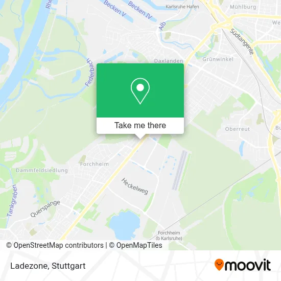 Ladezone map