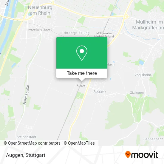 Auggen map