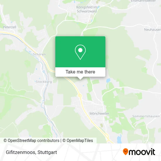 Gifitzenmoos map