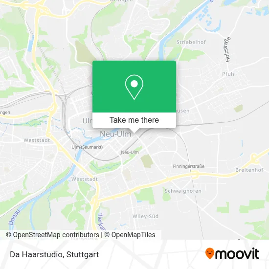 Da Haarstudio map
