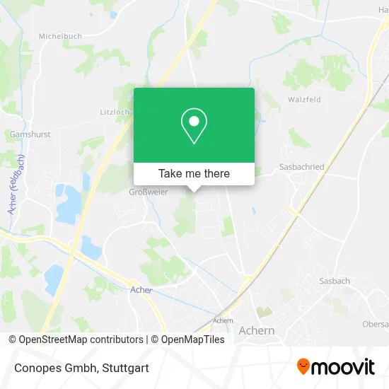 Conopes Gmbh map