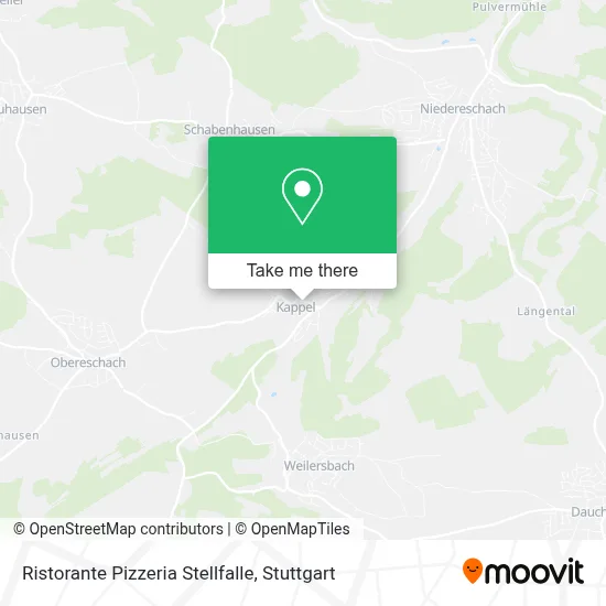 Ristorante Pizzeria Stellfalle map