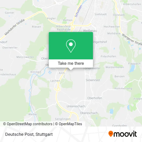 Deutsche Post map