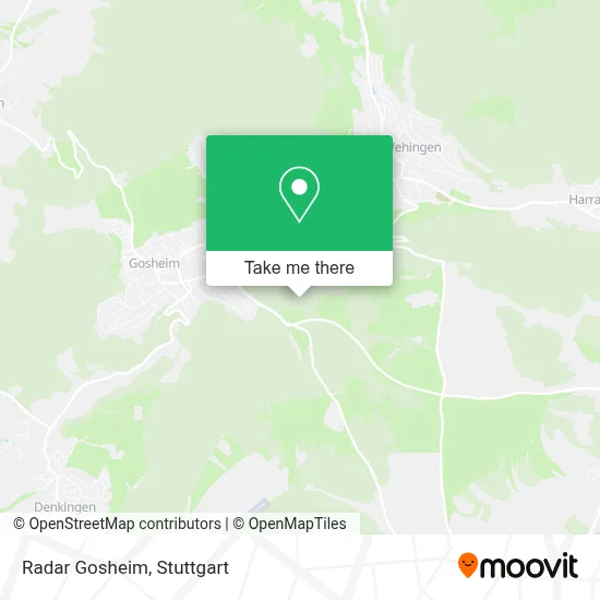 Radar Gosheim map
