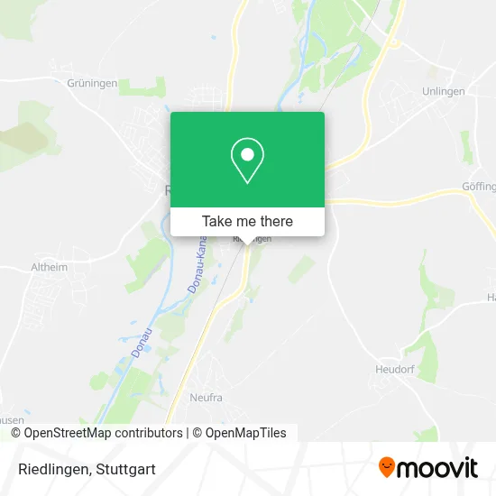 Riedlingen map