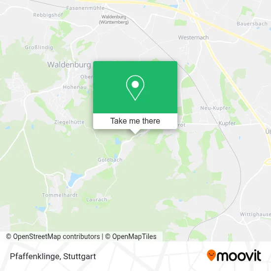 Pfaffenklinge map