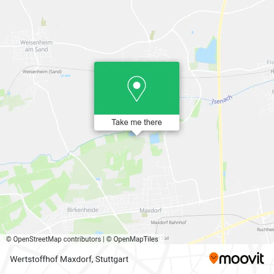 Wertstoffhof Maxdorf map